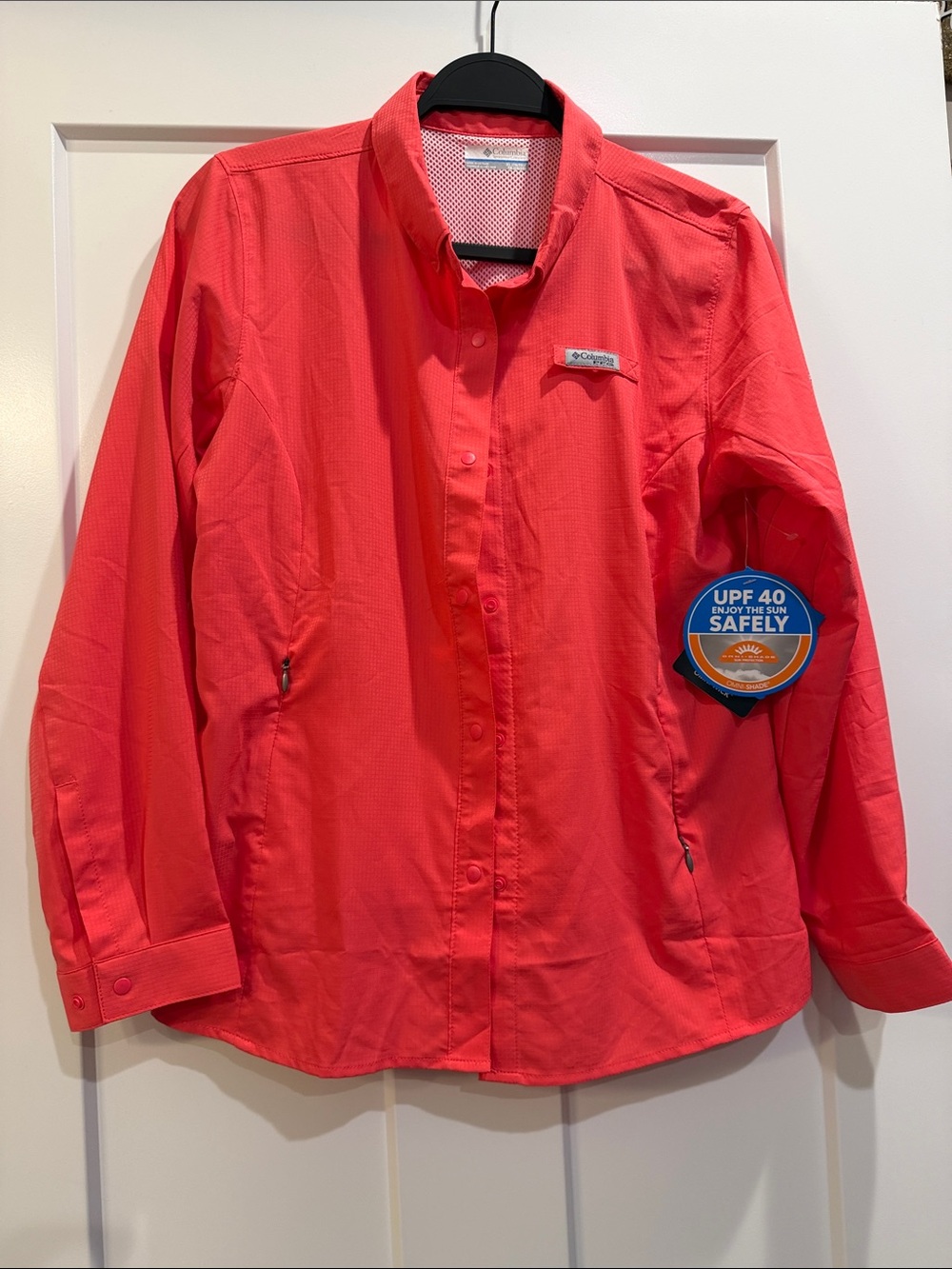 Girls Columbia Coral Long Sleeve Outdoor Fishing Shirt Size Youth XL New